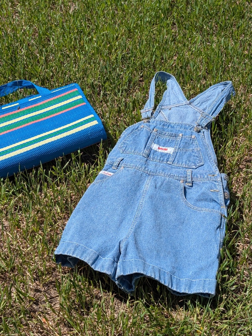 Summer Fun Jean-Short Overalls